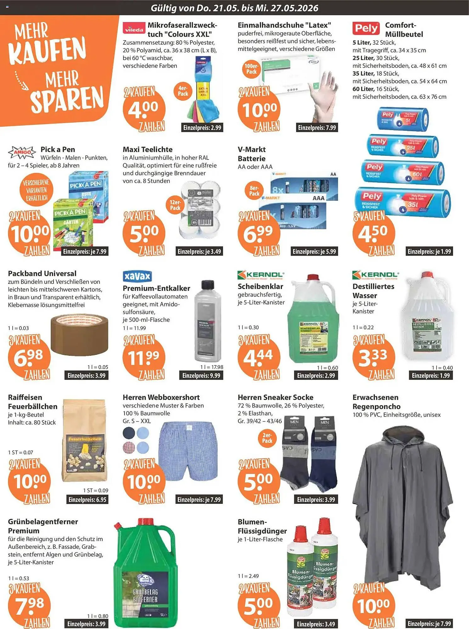 V Markt Prospekt von 21. Mai bis 27. Mai 2026 - Prospekt seite 16