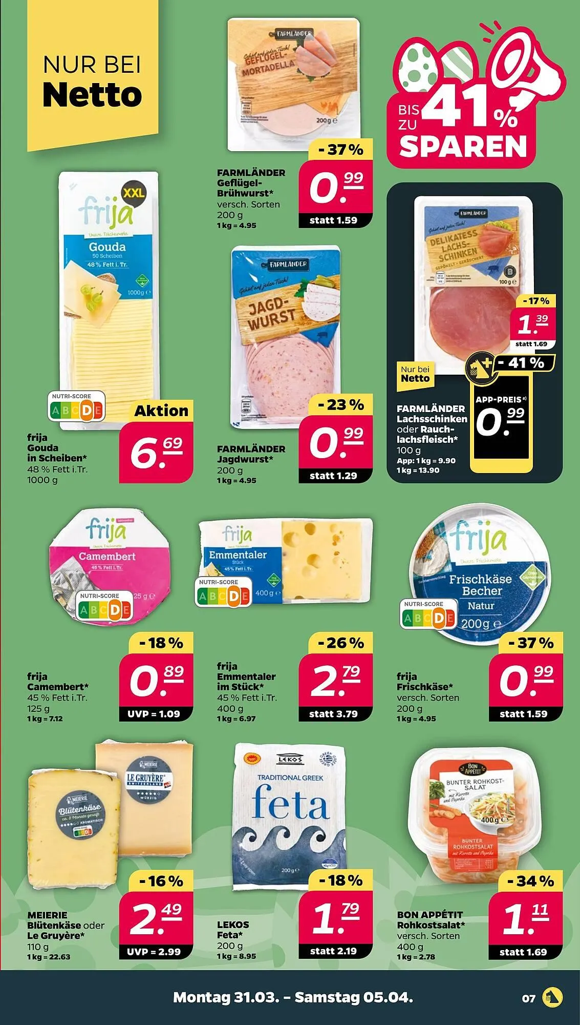 NETTO Prospekt von 31. März bis 5. April 2025 - Prospekt seite 7