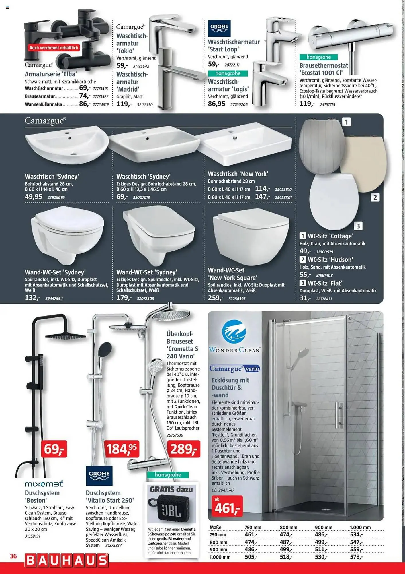 Bauhaus Prospekt von 4. Oktober bis 1. November 2025 - Prospekt seite 36