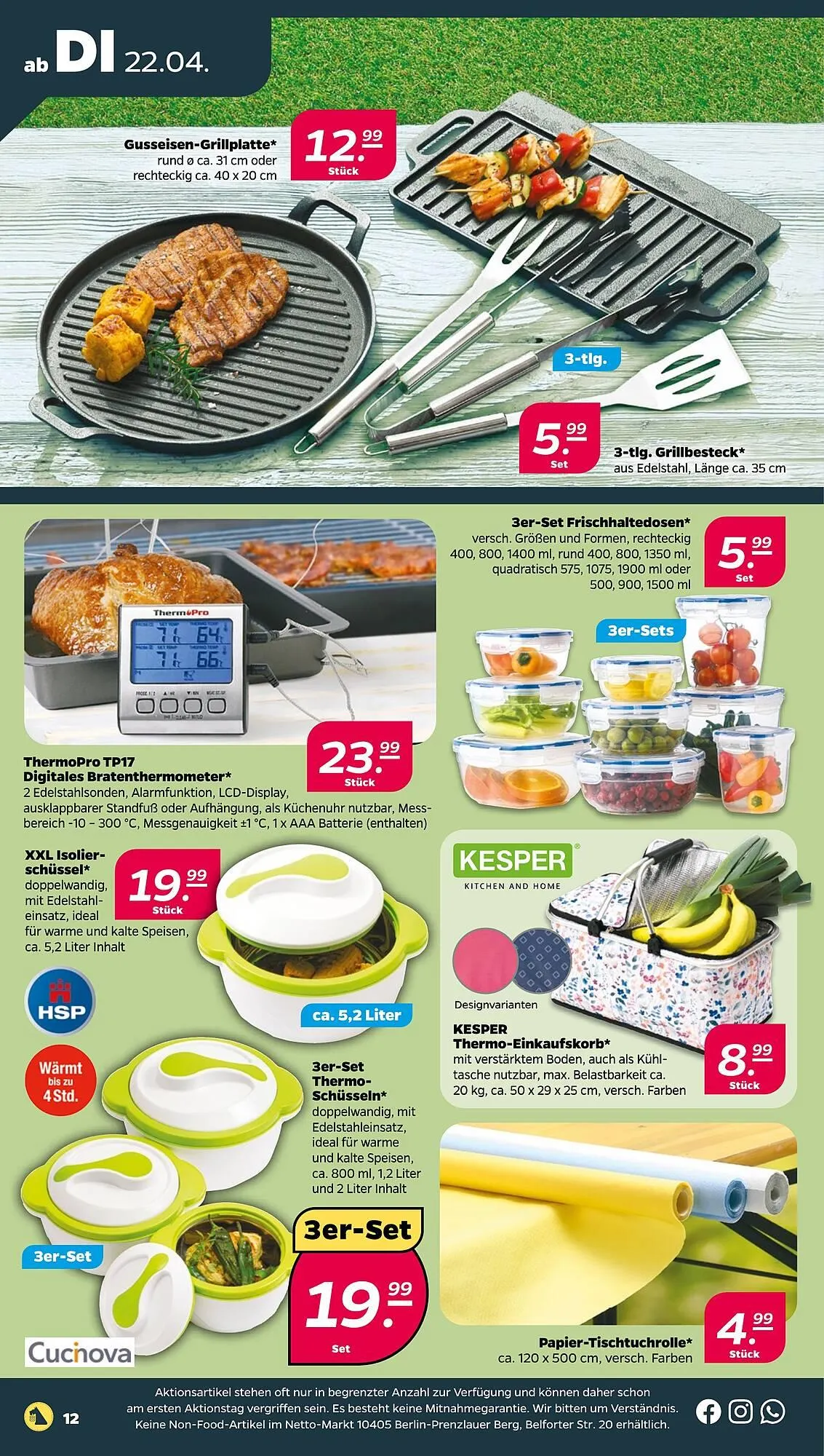 NETTO Prospekt von 21. April bis 26. April 2025 - Prospekt seite 12