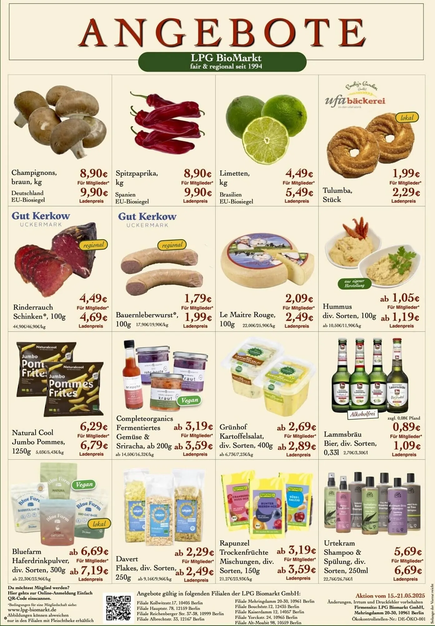 LPG Biomarkt Prospekt von 15. Mai bis 21. Mai 2025 - Prospekt seite 2