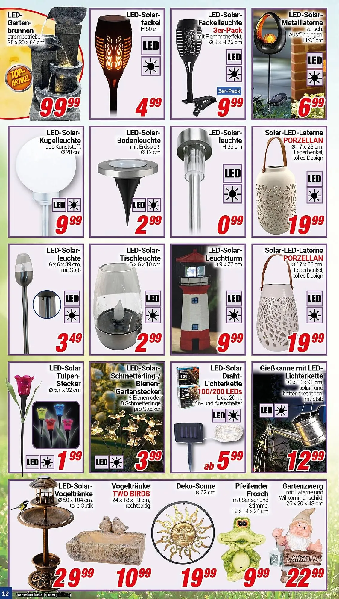 CENTERSHOP Prospekt von 14. April bis 19. April 2025 - Prospekt seite 12