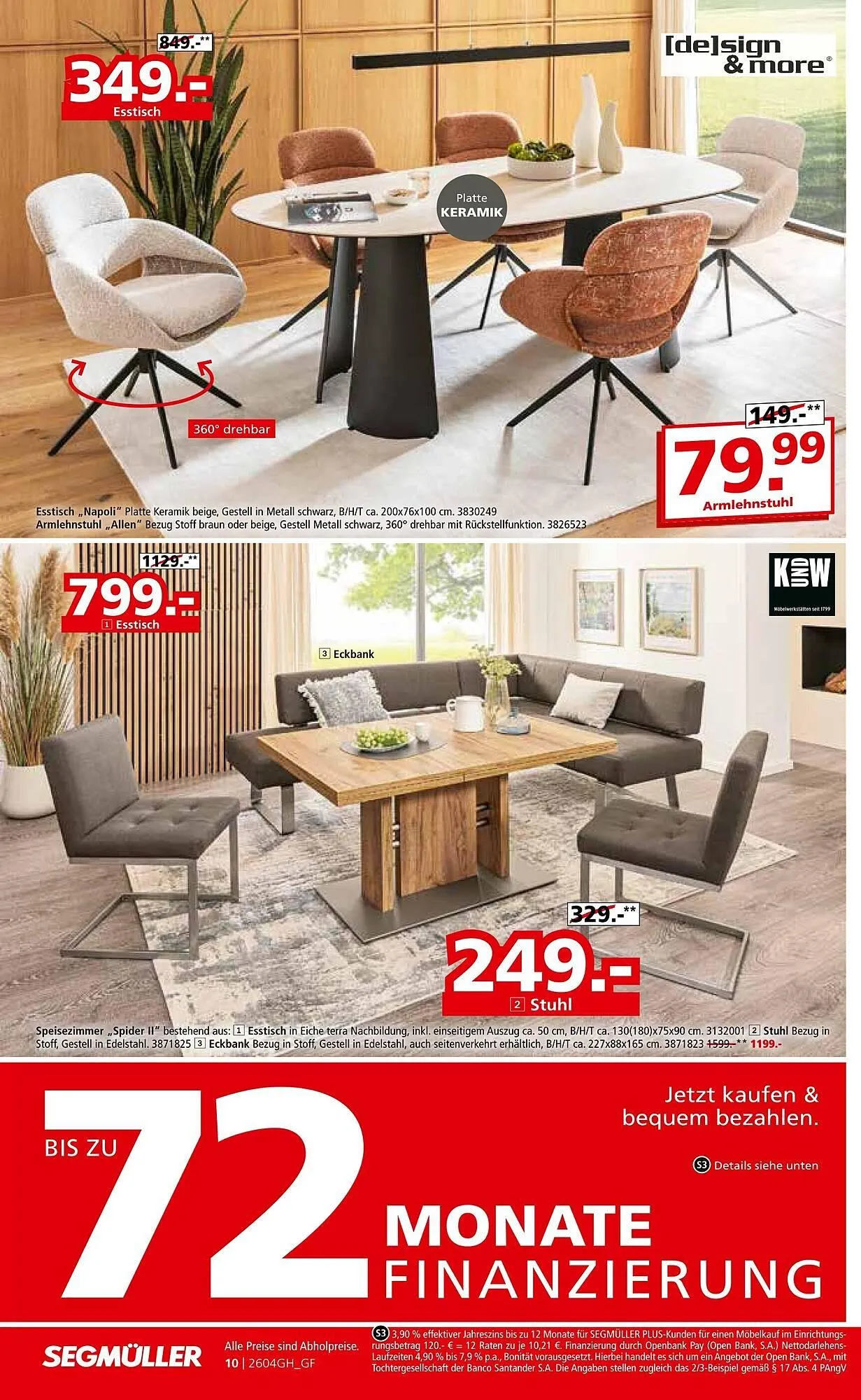 Segmüller Prospekt von 4. April bis 25. April 2026 - Prospekt seite 22