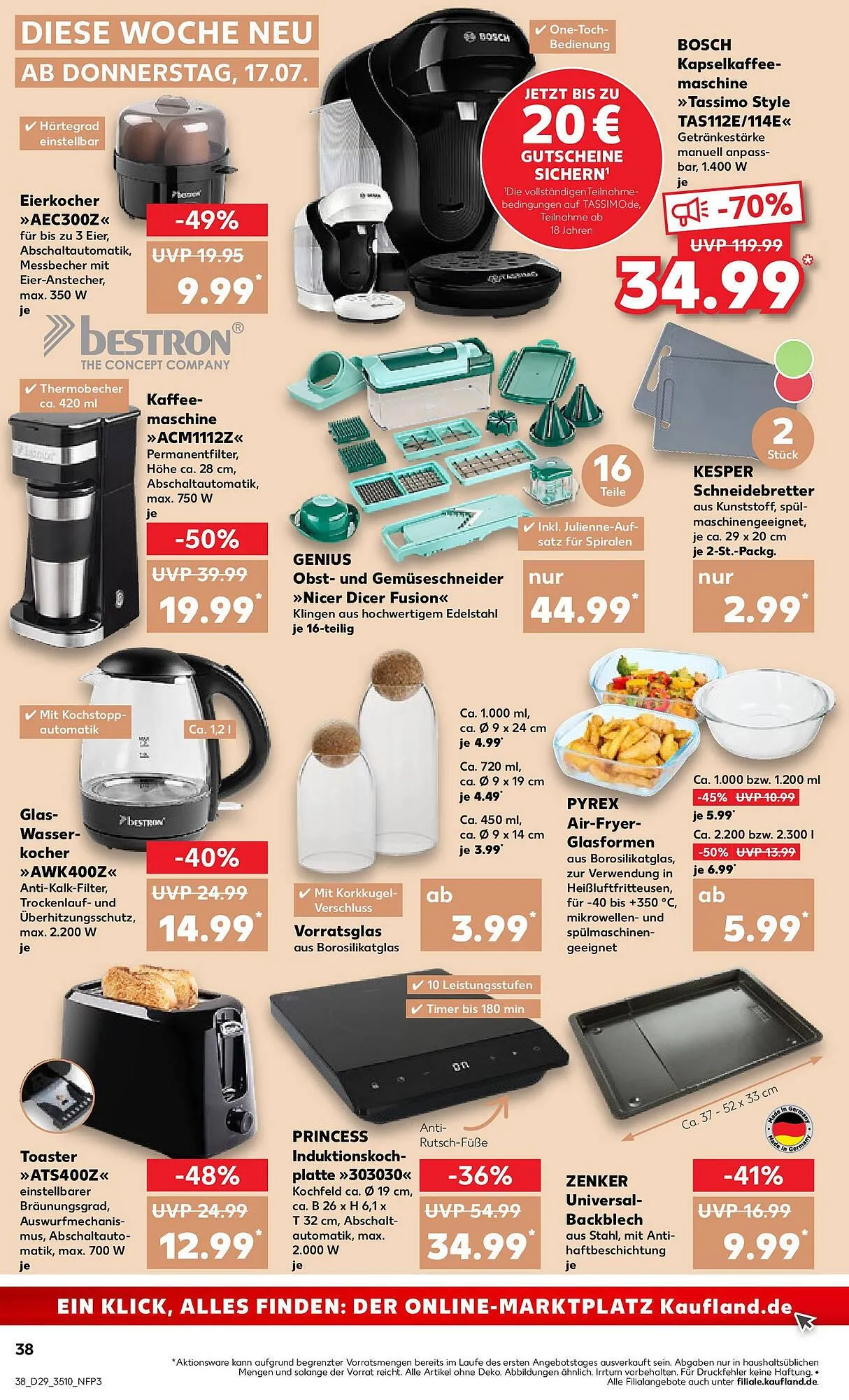 Kaufland Regio Prospekt von 16. Juli bis 23. Juli 2025 - Prospekt seite 38