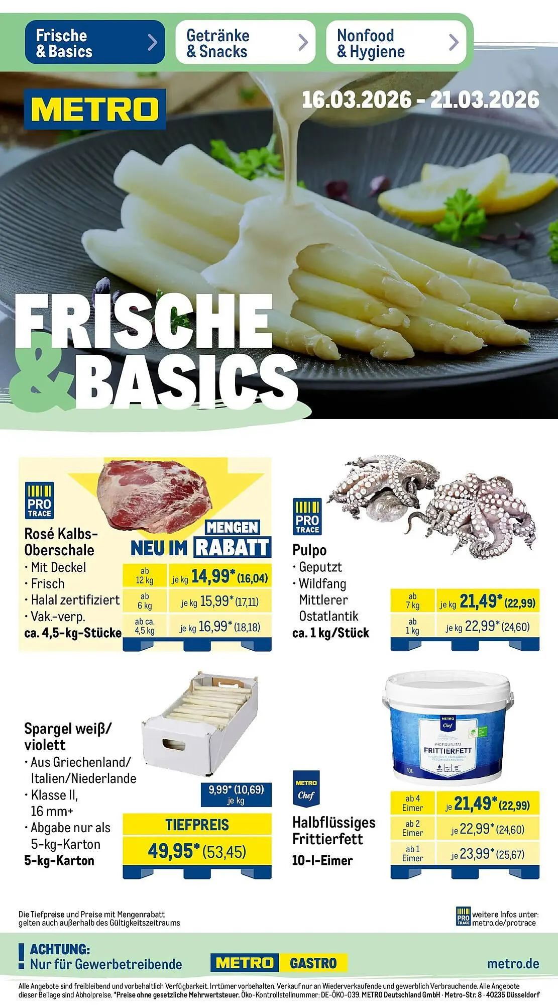 METRO Prospekt von 15. März bis 21. März 2026 - Prospekt seite 2