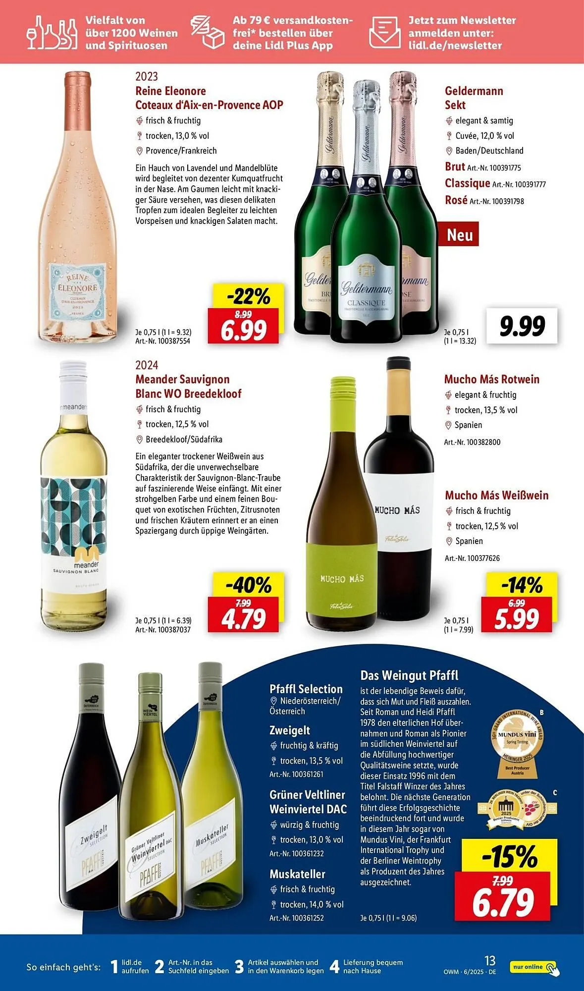 Lidl Prospekt von 1. Juni bis 30. Juni 2025 - Prospekt seite 13