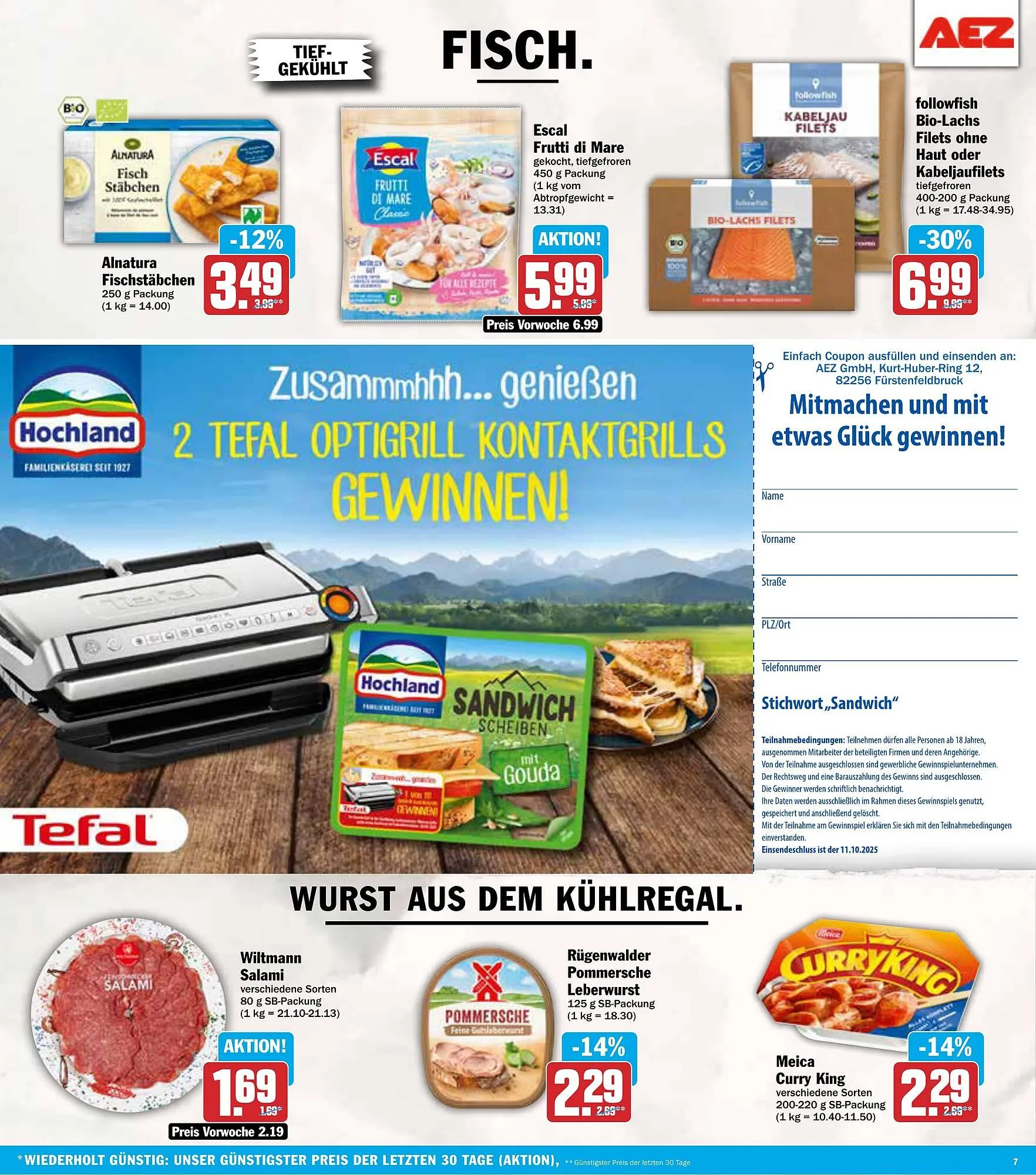 AEZ Prospekt von 29. September bis 4. Oktober 2025 - Prospekt seite 7