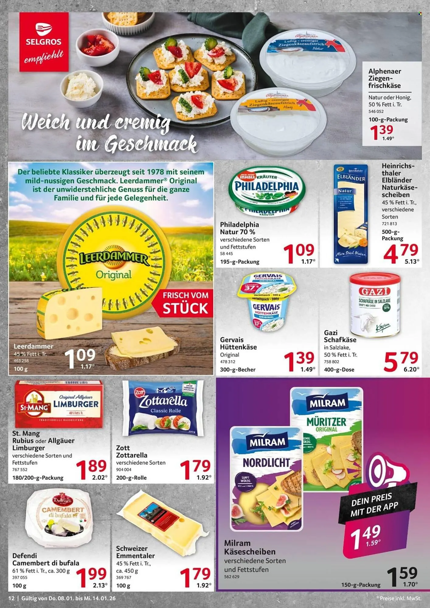 Selgros Prospekt von 8. Januar bis 14. Januar 2026 - Prospekt seite 12