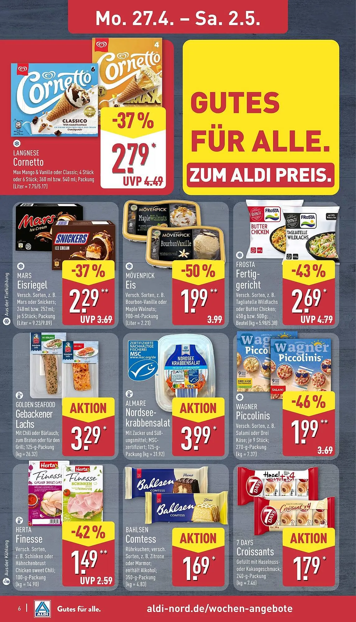 Aldi Nord Prospekt von 27. April bis 2. Mai 2026 - Prospekt seite 6