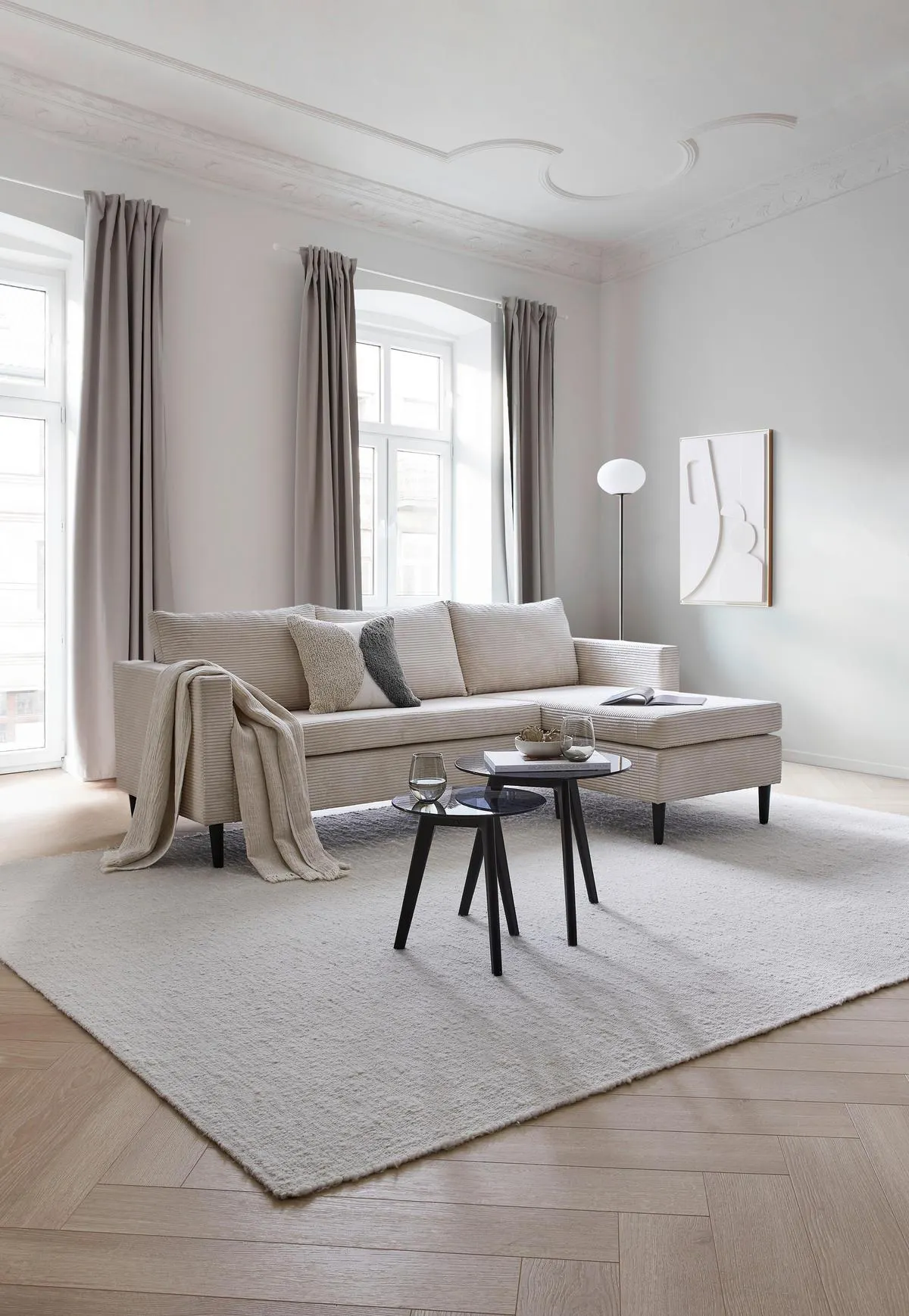 Boxxx ECKSOFA Beige Cord