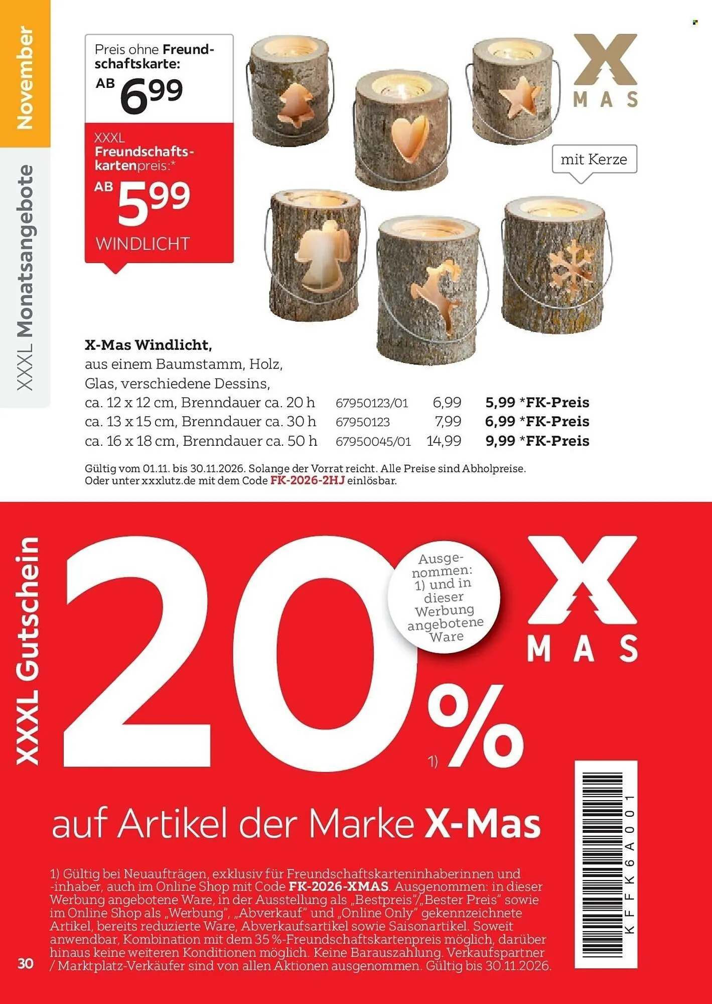XXXLutz Prospekt von 1. August bis 31. Januar 2027 - Prospekt seite 30