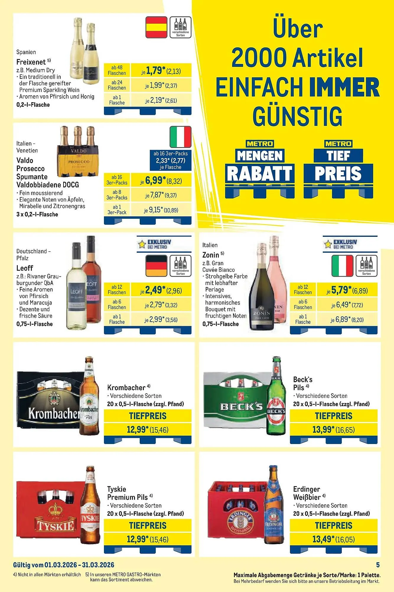 METRO Prospekt von 8. März bis 14. März 2026 - Prospekt seite 5