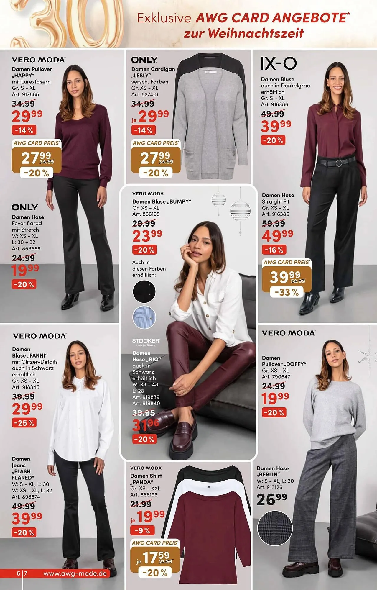 AWG Mode Prospekt von 29. November bis 14. Dezember 2025 - Prospekt seite 6