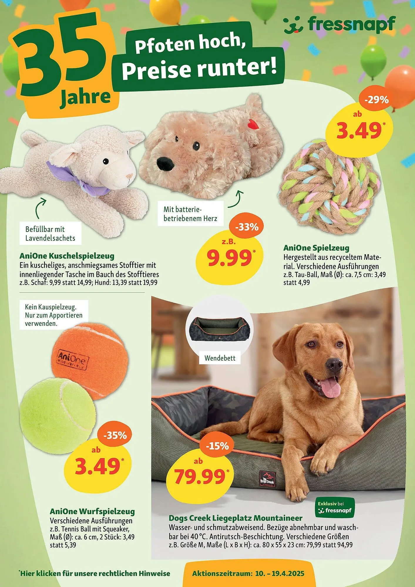 Fressnapf Prospekt von 9. April bis 21. April 2025 - Prospekt seite 6