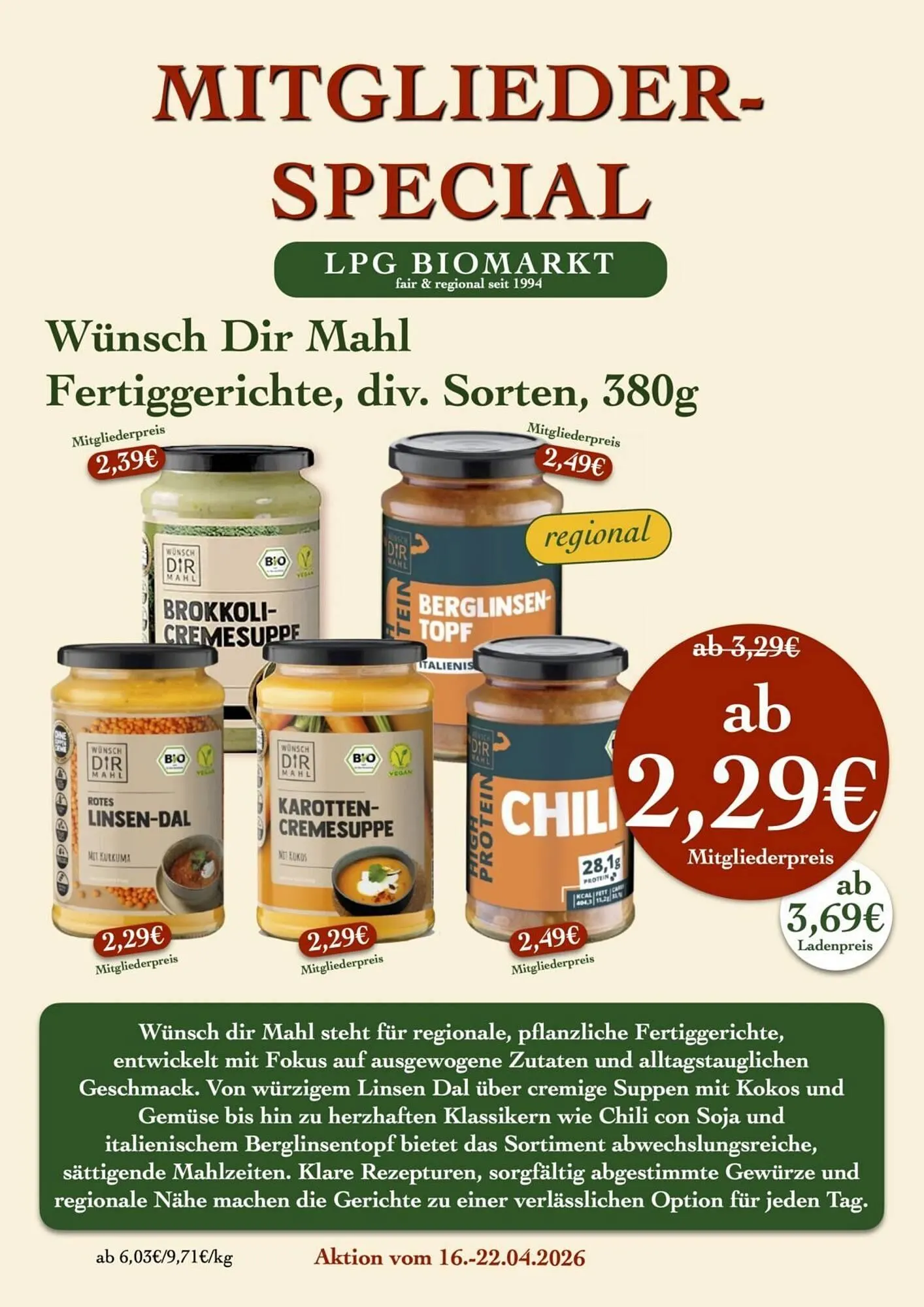 LPG Biomarkt Prospekt von 16. April bis 22. April 2026 - Prospekt seite 5