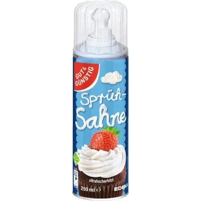 Gut & Günstig Sprühsahne 30% 250ML