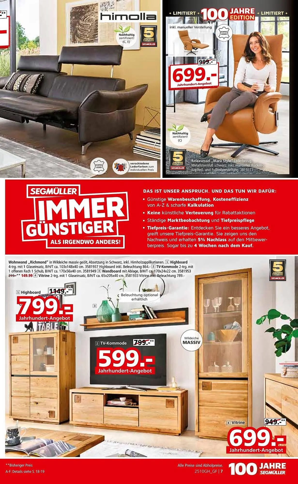 Segmüller Prospekt von 11. Oktober bis 1. November 2025 - Prospekt seite 7