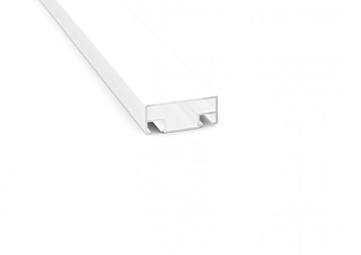 Klemm Lamellenvorhang "COMFORT" 100x220cm weiß