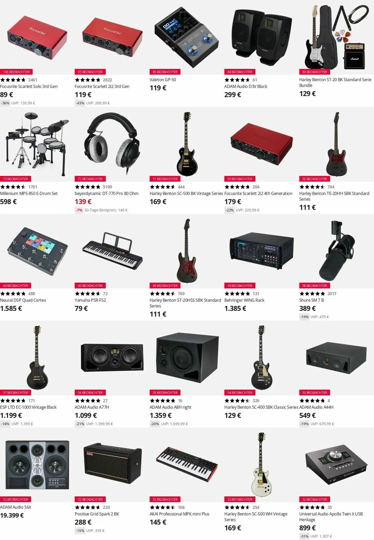 Thomann Aktueller Prospekt von 29. Dezember bis 7. Januar 2026 - Prospekt seite 3