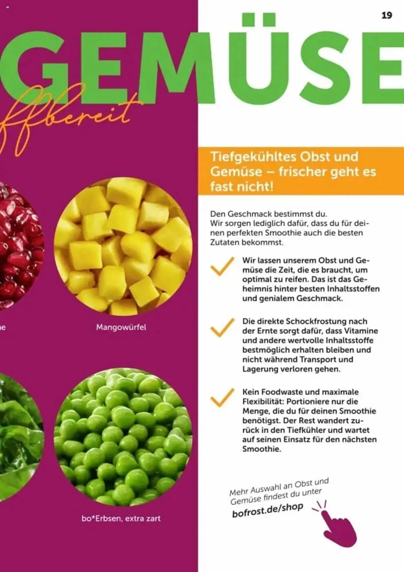 Bofrost Prospekt von 18. März bis 21. April 2025 - Prospekt seite 19