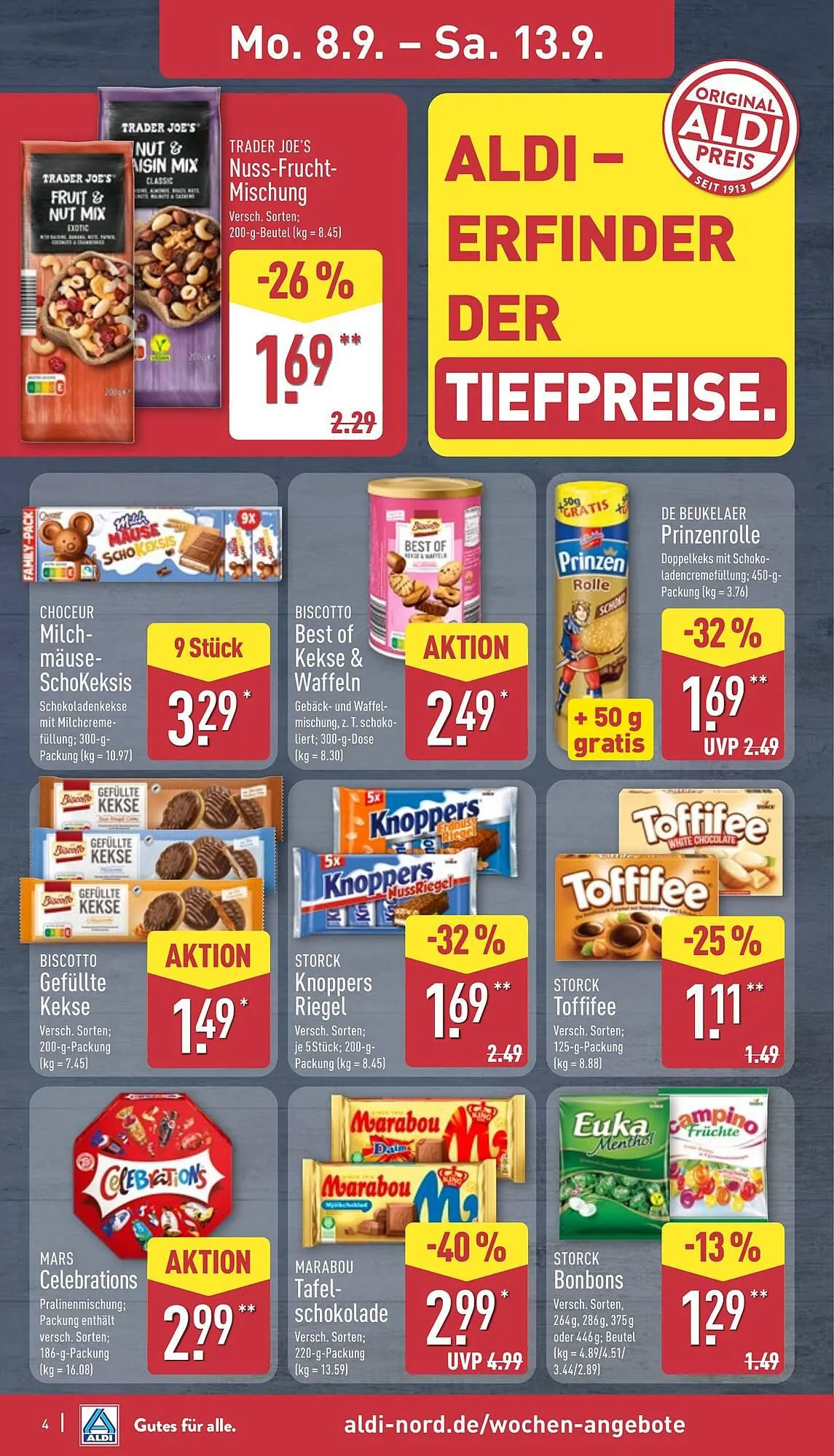 Aldi Nord Prospekt von 8. September bis 13. September 2025 - Prospekt seite 8