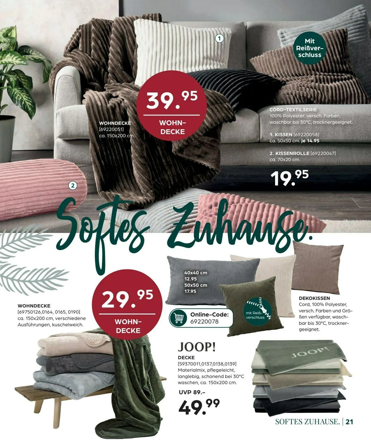 Möbel Buss Aktueller Prospekt von 17. Dezember bis 31. Dezember 2025 - Prospekt seite 21