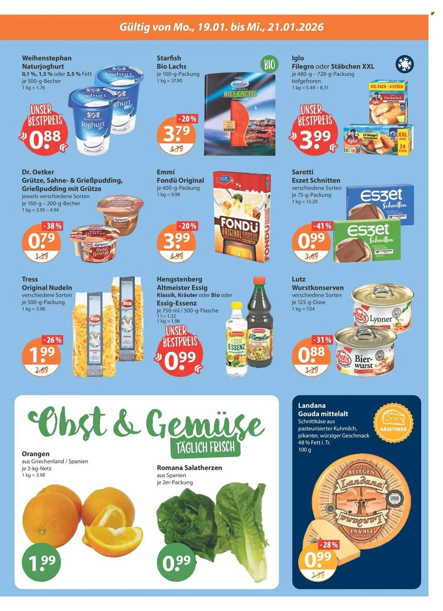 V Markt Prospekt von 15. Januar bis 21. Januar 2026 - Prospekt seite 19