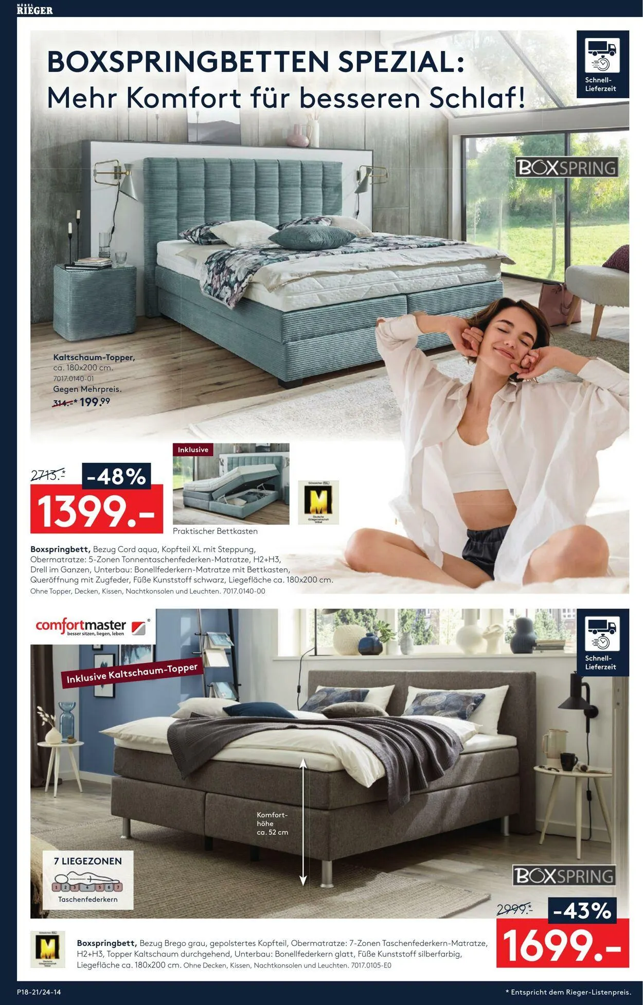 Möbel Rieger Aktueller Prospekt von 25. Februar bis 11. März 2026 - Prospekt seite 14