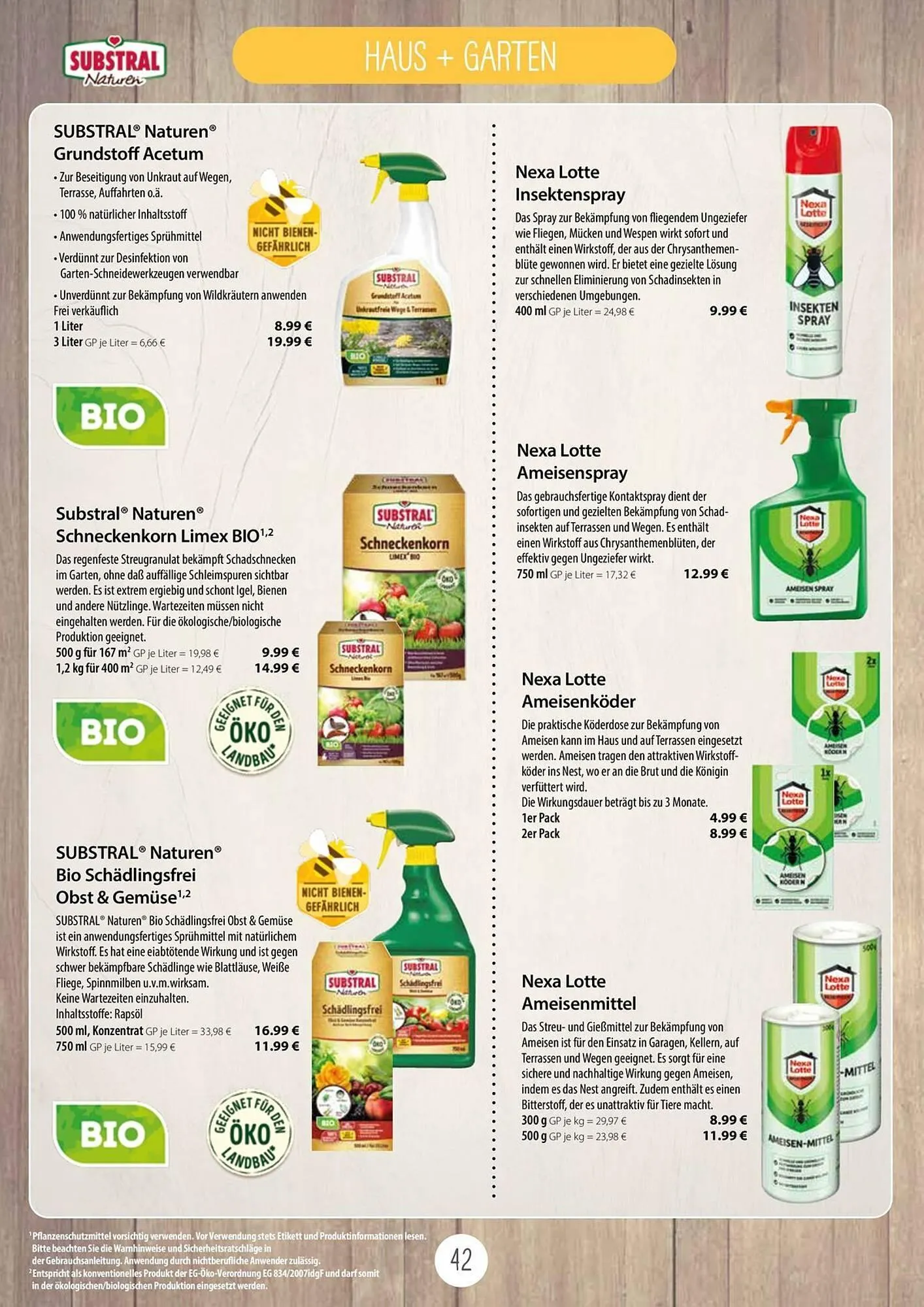 Kiebitzmarkt Prospekt von 16. April bis 31. August 2025 - Prospekt seite 42