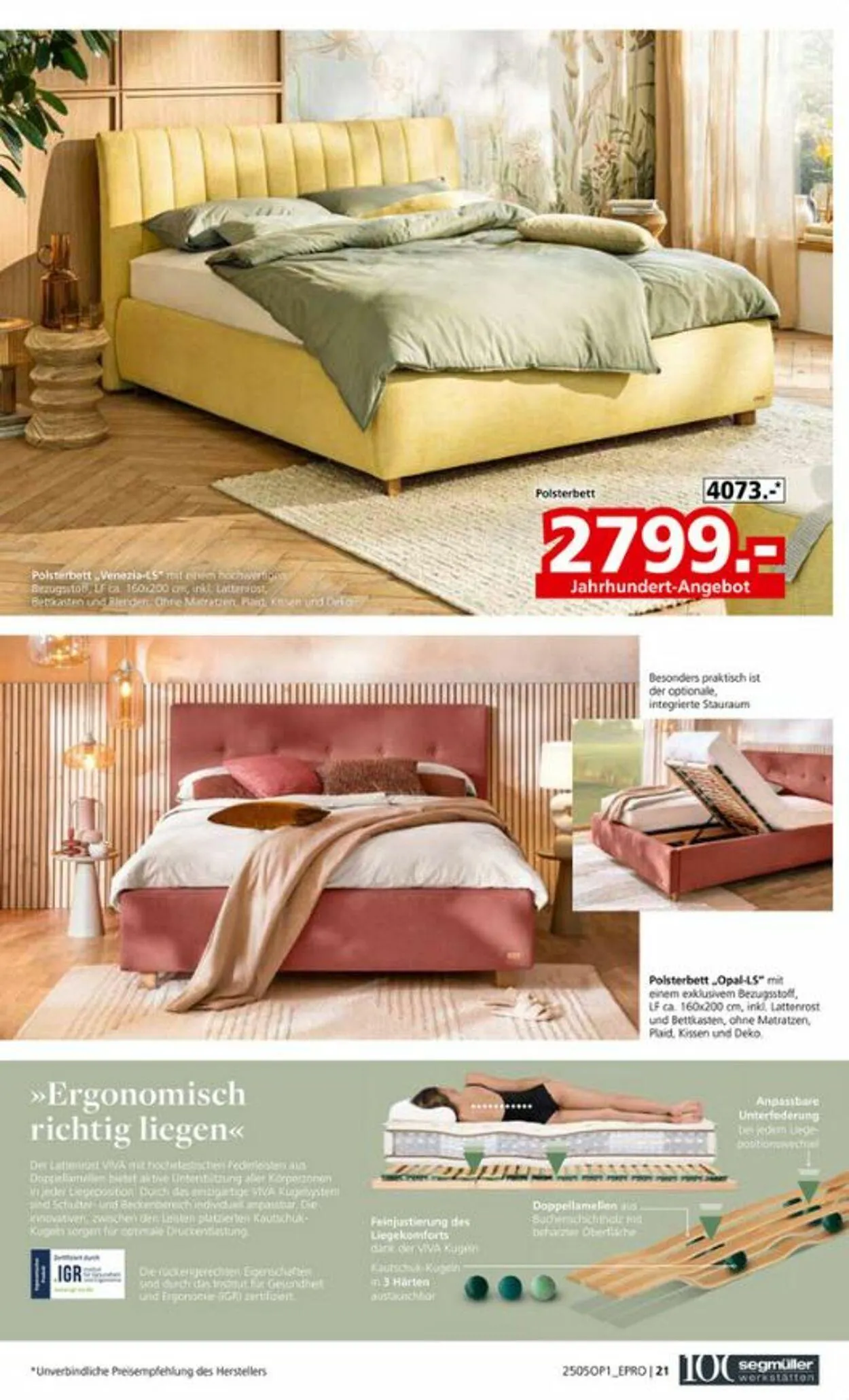 SEGMÜLLER von 24. Mai bis 31. August 2025 - Prospekt seite 21