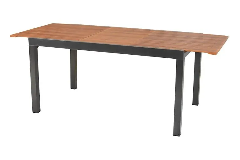 Merxx Ausziehtisch 150 (200) x 90 cm Aluminium/Folie