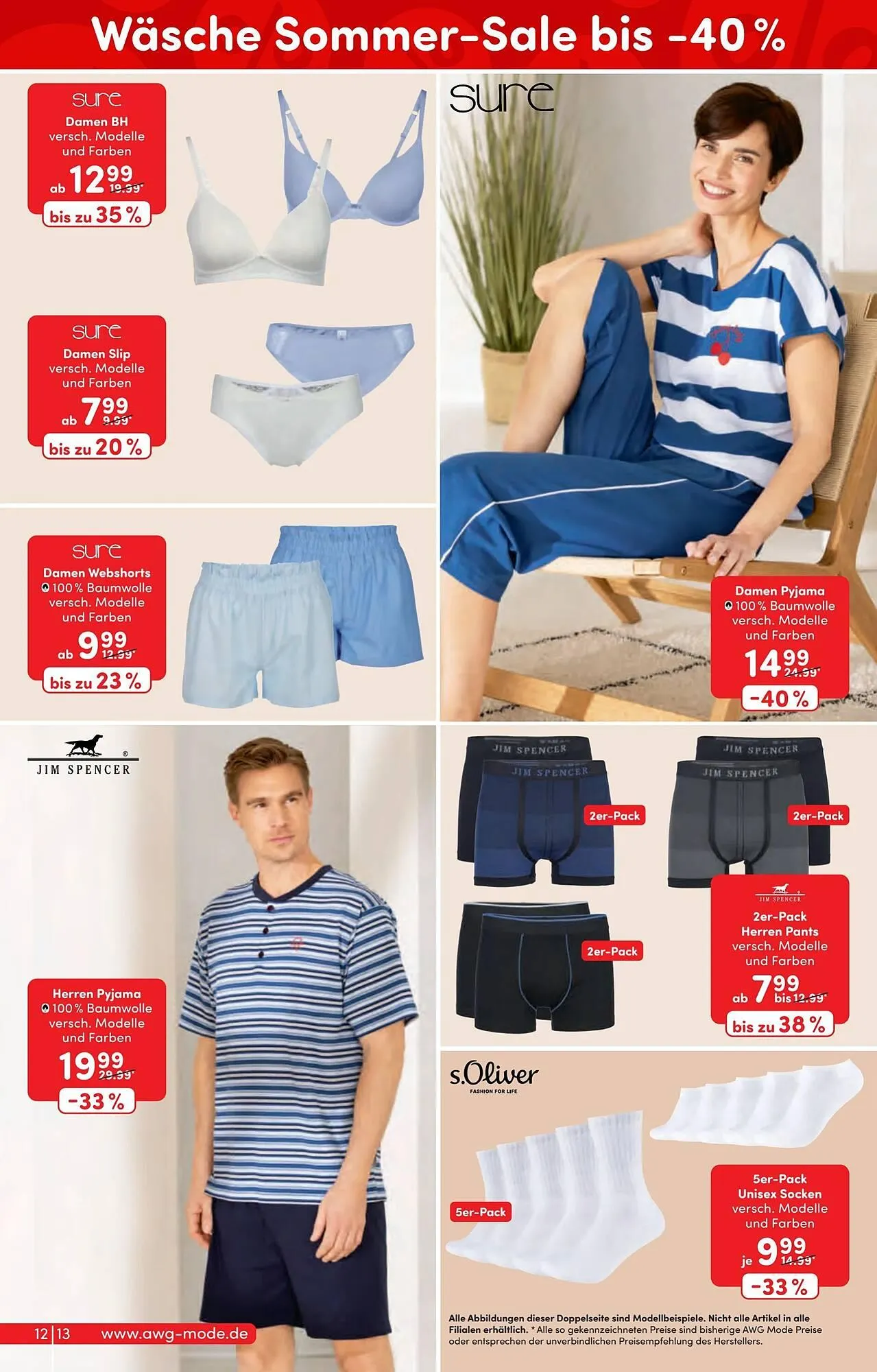 AWG Mode Prospekt von 19. Juli bis 3. August 2025 - Prospekt seite 12