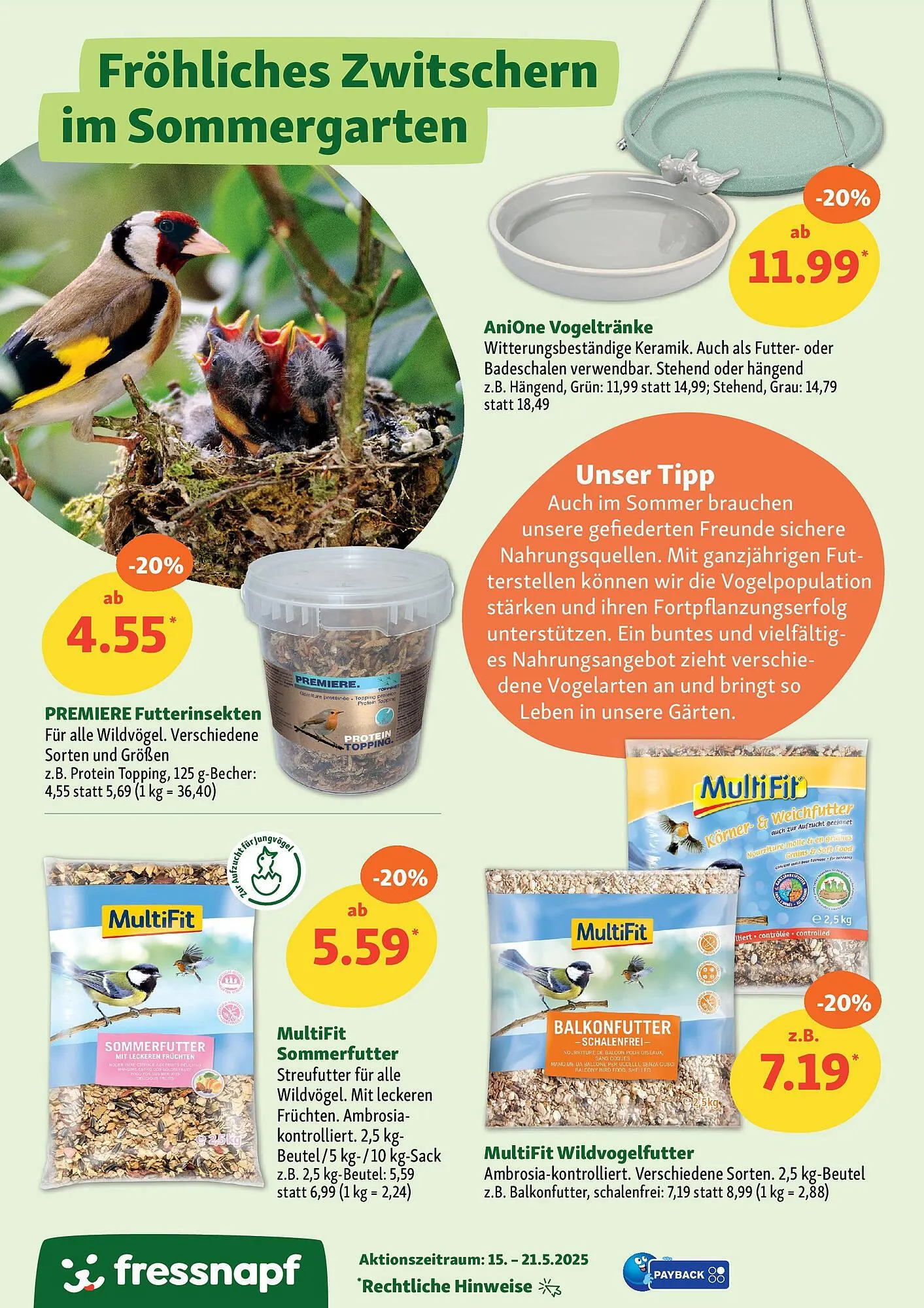 Fressnapf Prospekt von 14. Mai bis 21. Mai 2025 - Prospekt seite 12