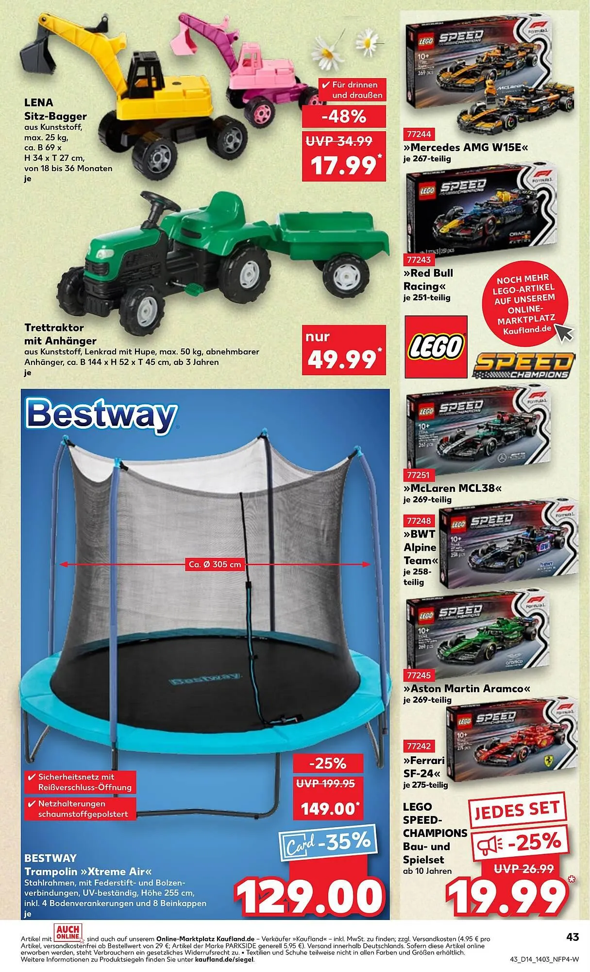 Kaufland Prospekt von 3. April bis 9. April 2025 - Prospekt seite 43