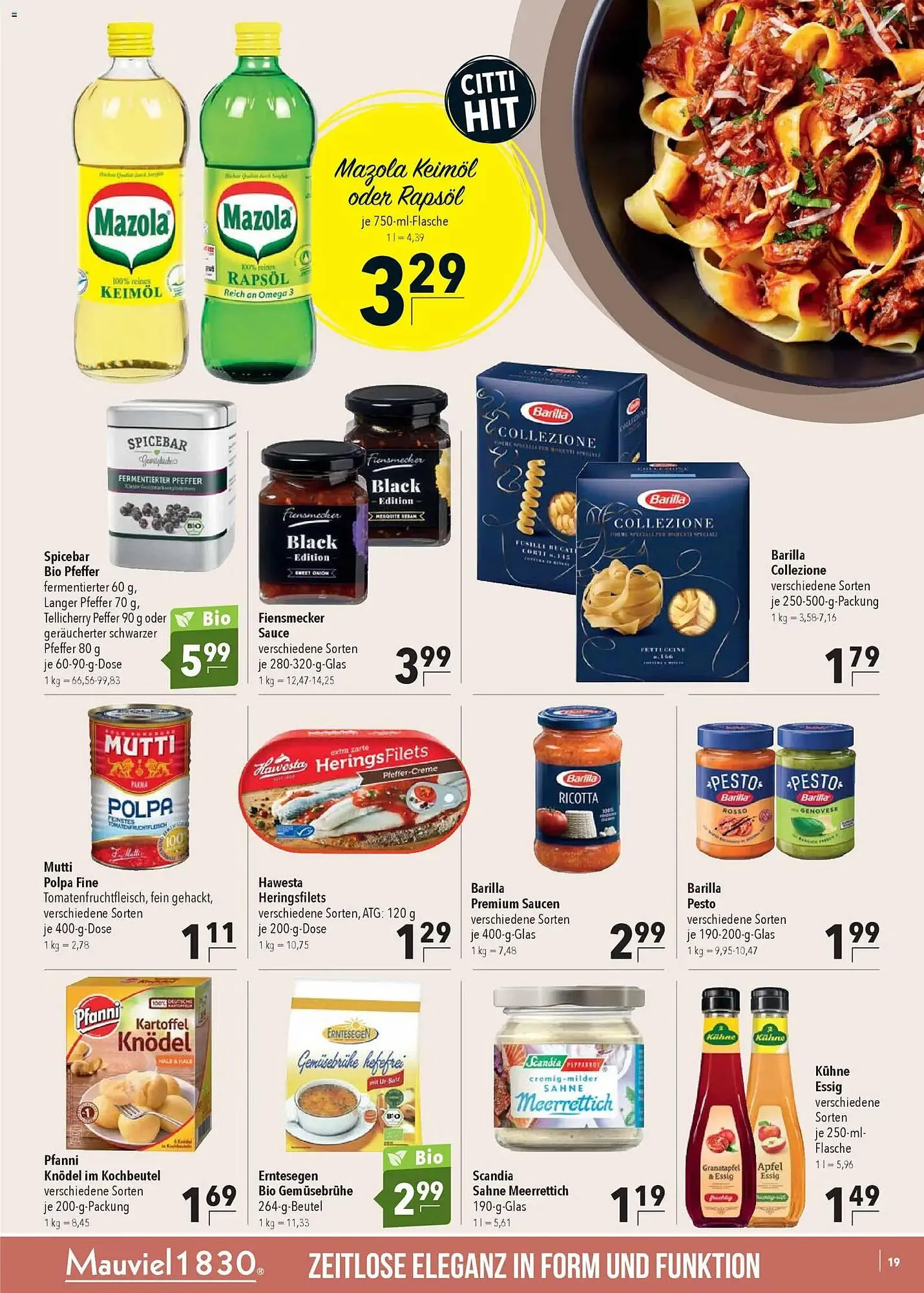 CITTI Markt Prospekt von 29. Oktober bis 4. November 2025 - Prospekt seite 19