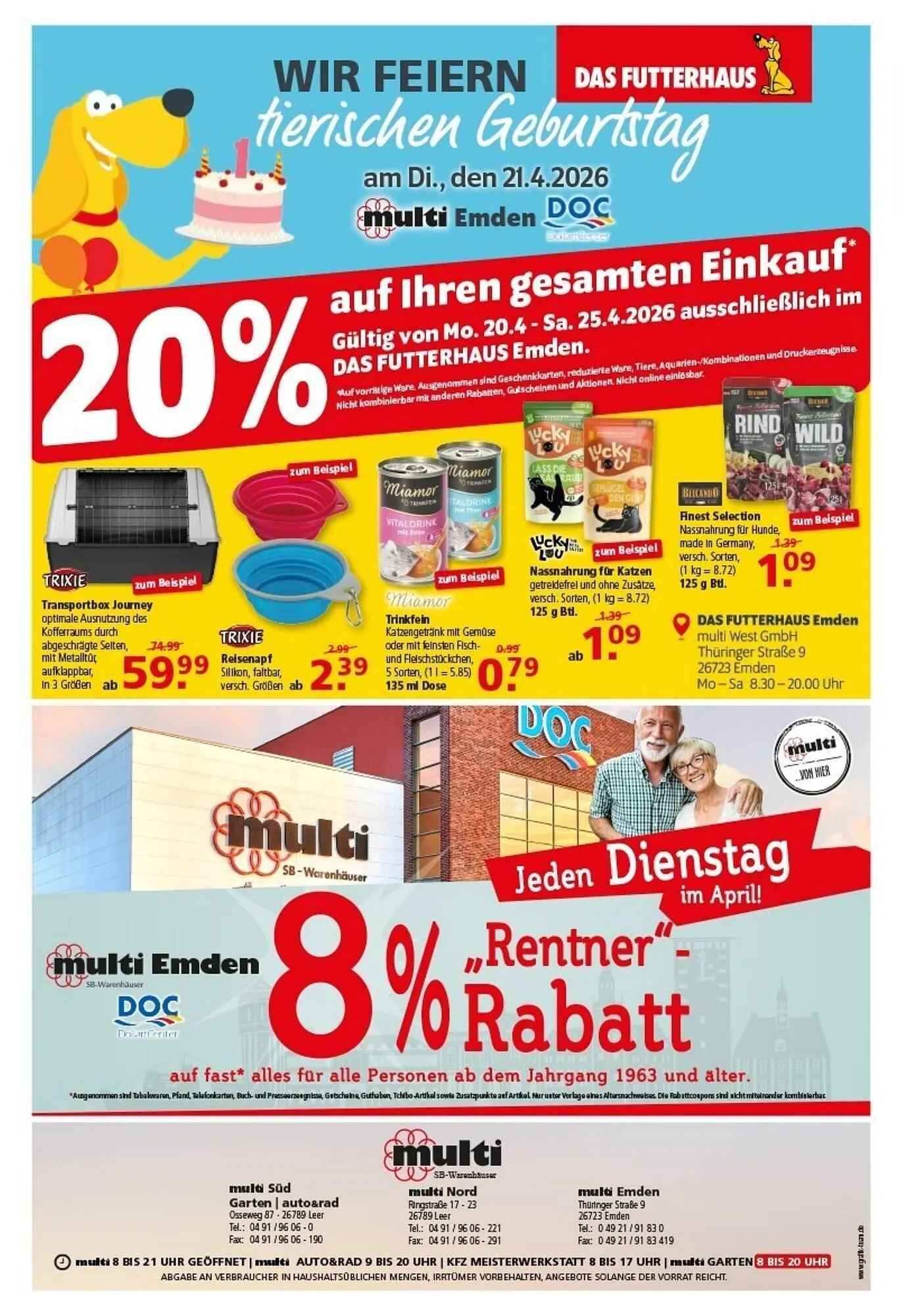 Multi Markt Prospekt von 20. April bis 25. April 2026 - Prospekt seite 21