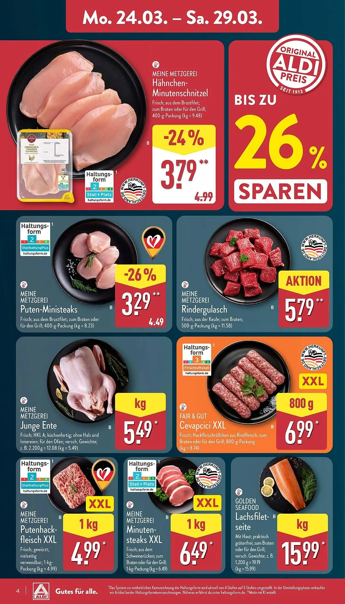 Aldi Nord Prospekt von 24. März bis 29. März 2025 - Prospekt seite 4