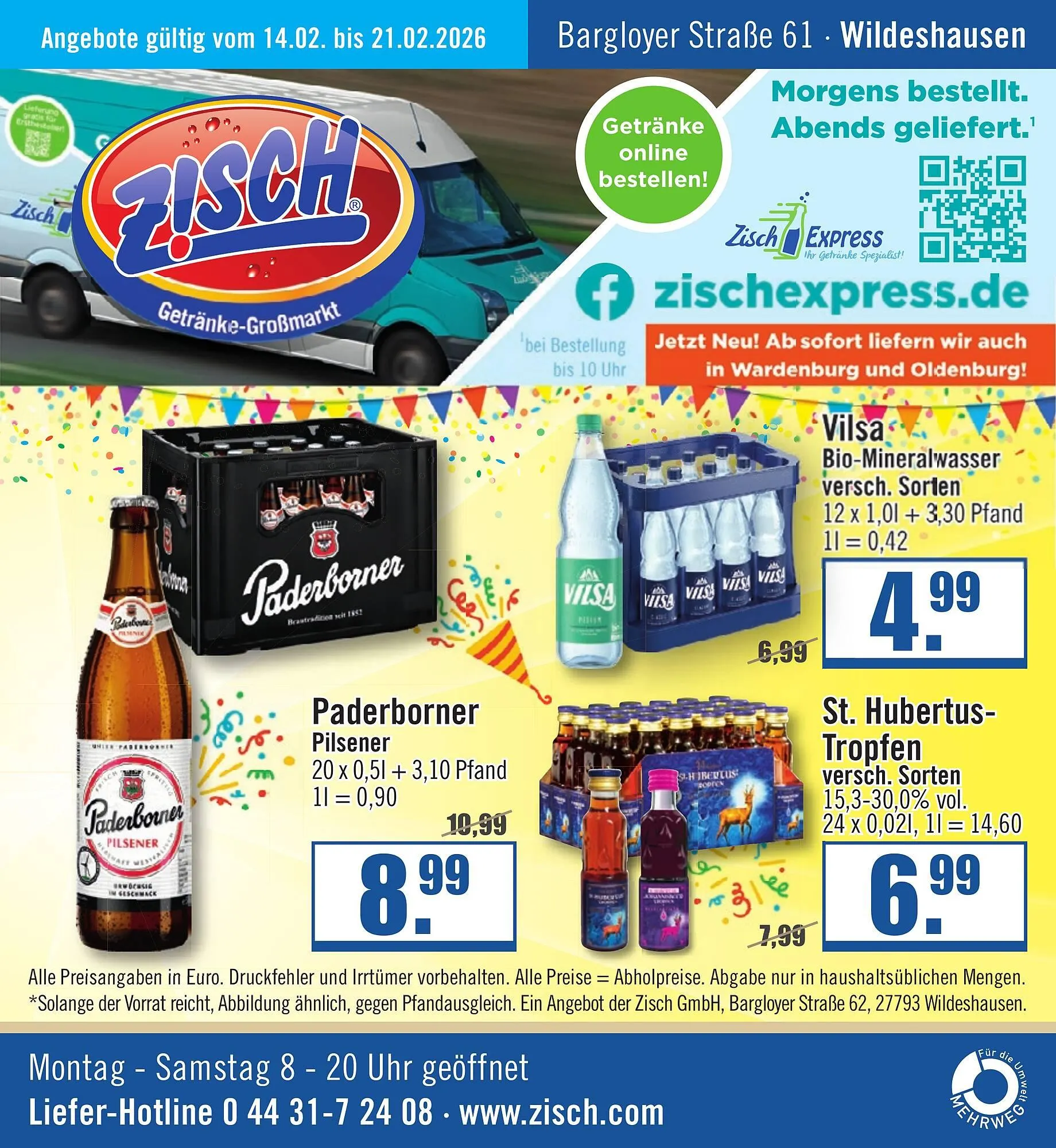 Zisch Prospekt von 14. Februar bis 21. Februar 2026 - Prospekt seite 1