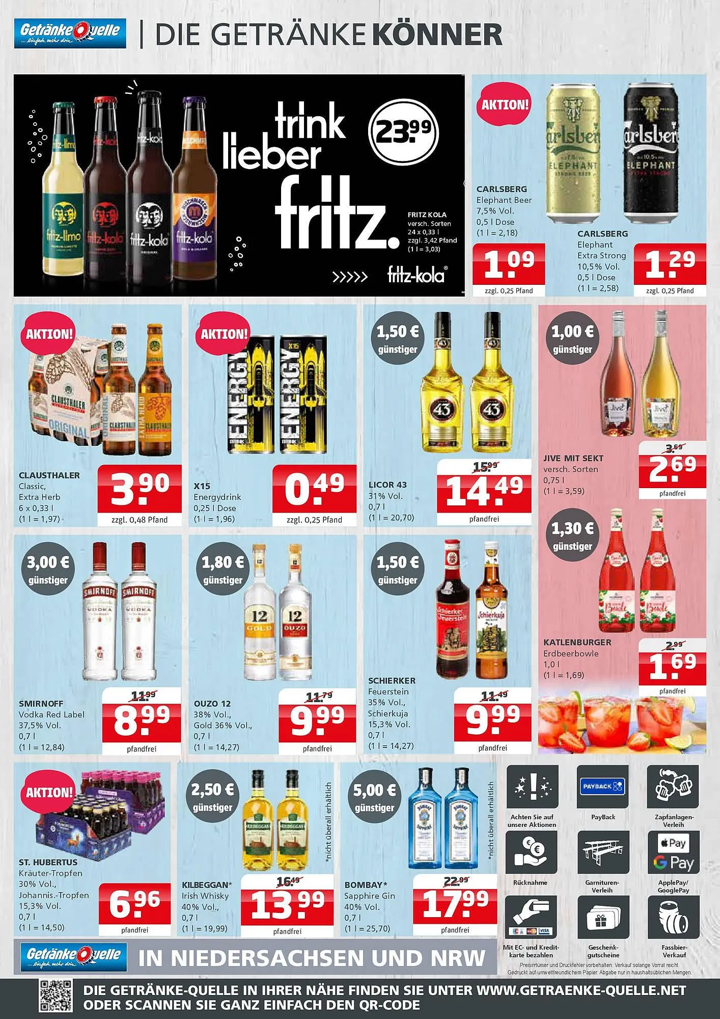 Getränke Quelle Prospekt von 8. Juni bis 21. Juni 2025 - Prospekt seite 4