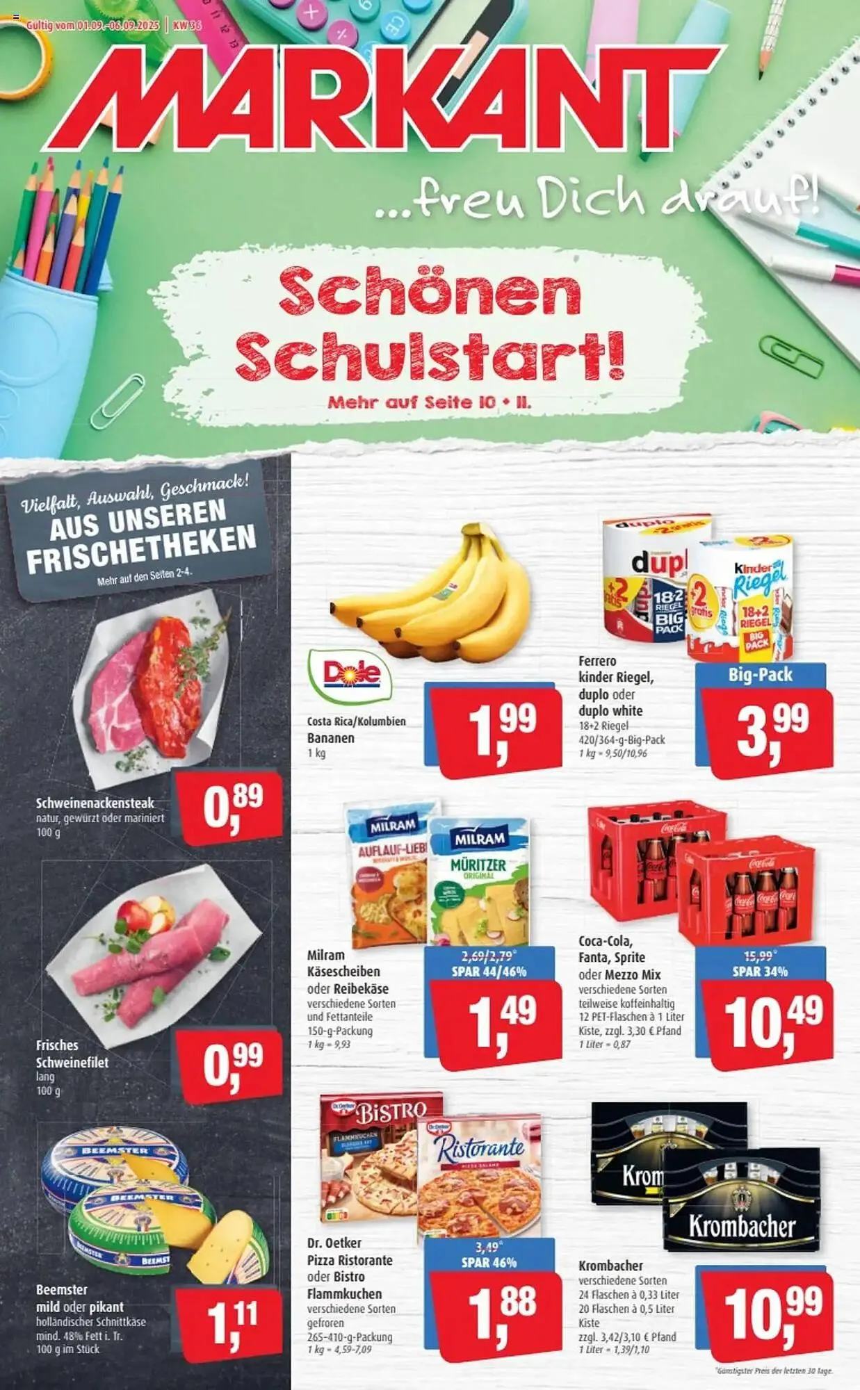Markant Prospekt von 1. September bis 6. September 2025 - Prospekt seite 1