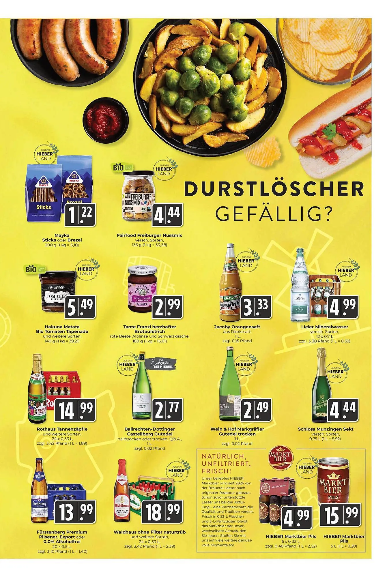 Hieber's Frische Center Prospekt von 31. August bis 6. September 2025 - Prospekt seite 11