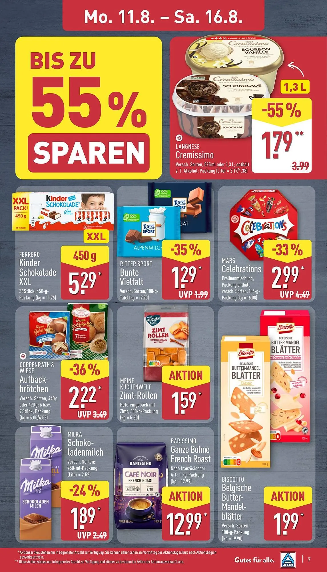 Aldi Nord Prospekt von 11. August bis 16. August 2025 - Prospekt seite 7