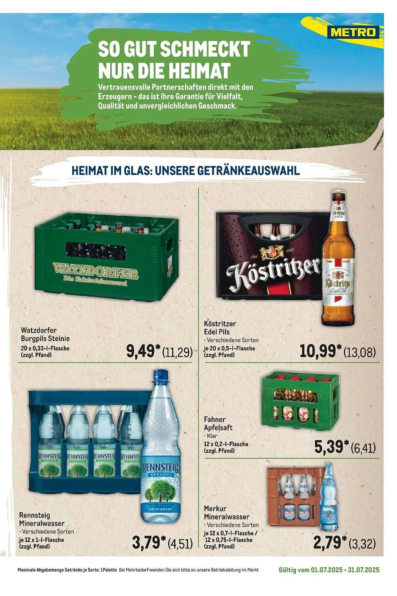 METRO Prospekt von 1. Juli bis 31. Juli 2025 - Prospekt seite 117