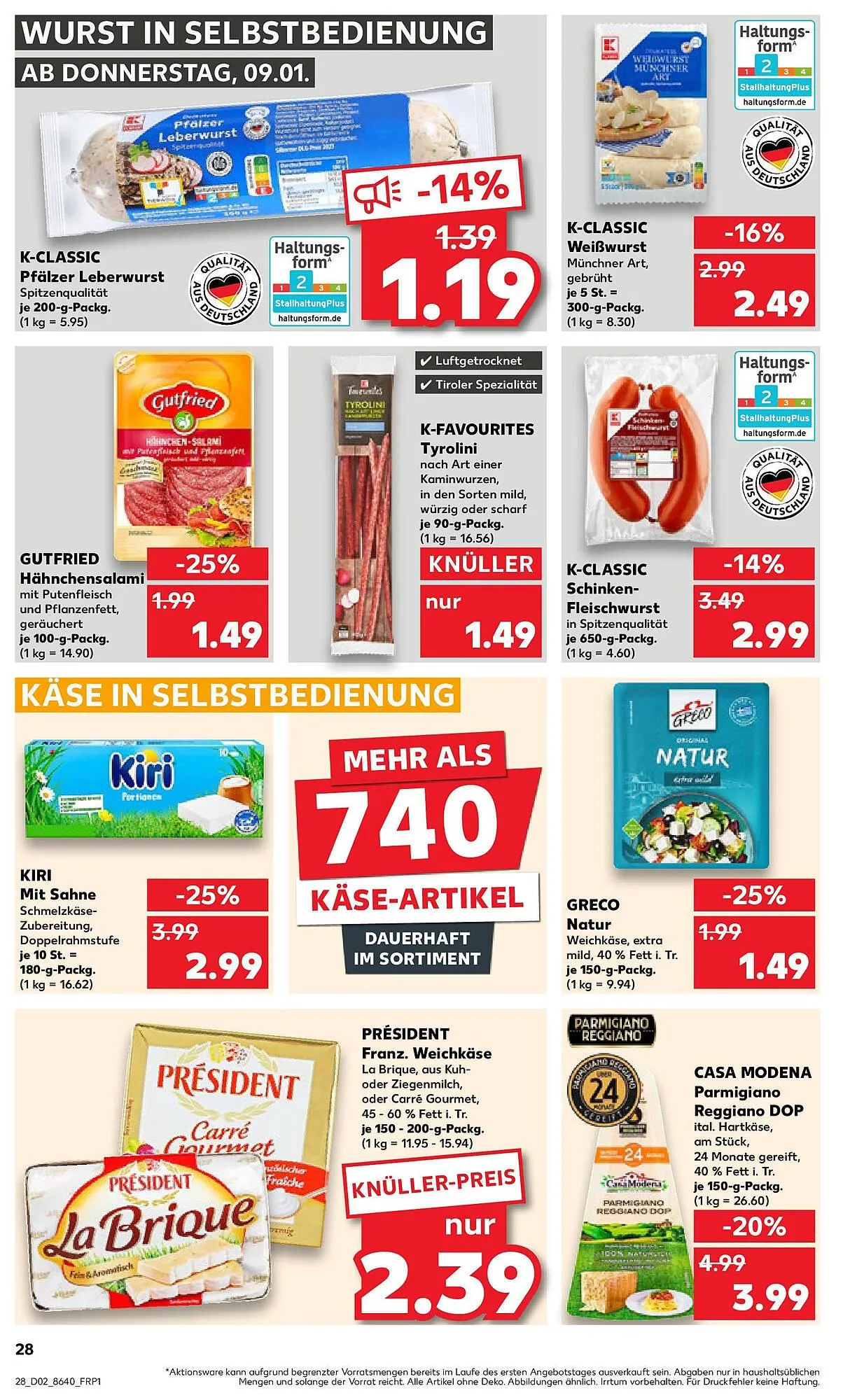 Kaufland Prospekt von 12. Januar bis 15. Januar 2025 - Prospekt seite 39