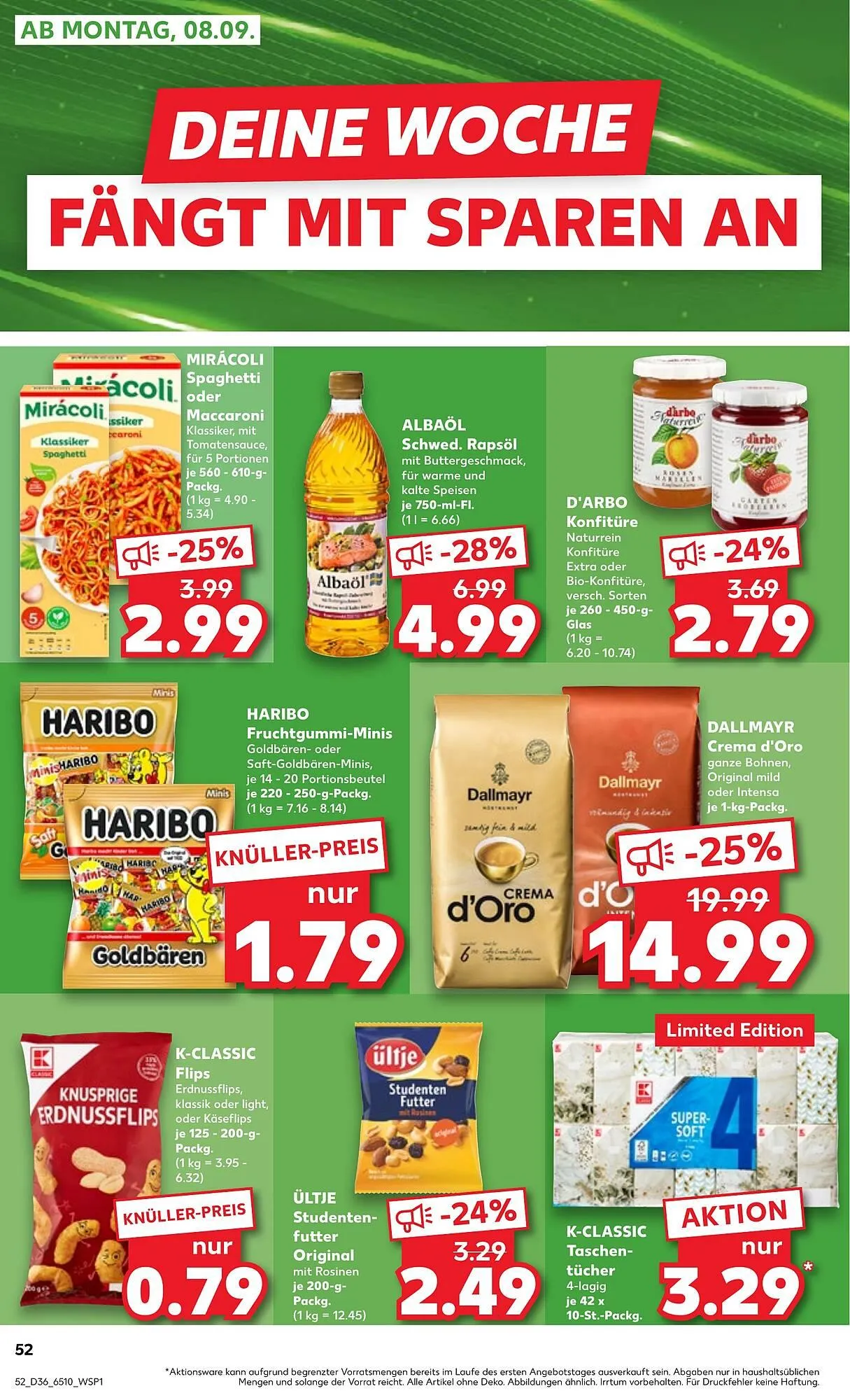 Kaufland Prospekt von 4. September bis 10. September 2025 - Prospekt seite 52