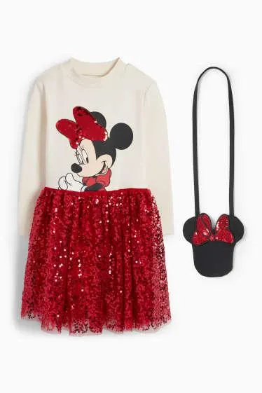 Minnie Mouse - set - dress and bag - 2 piece