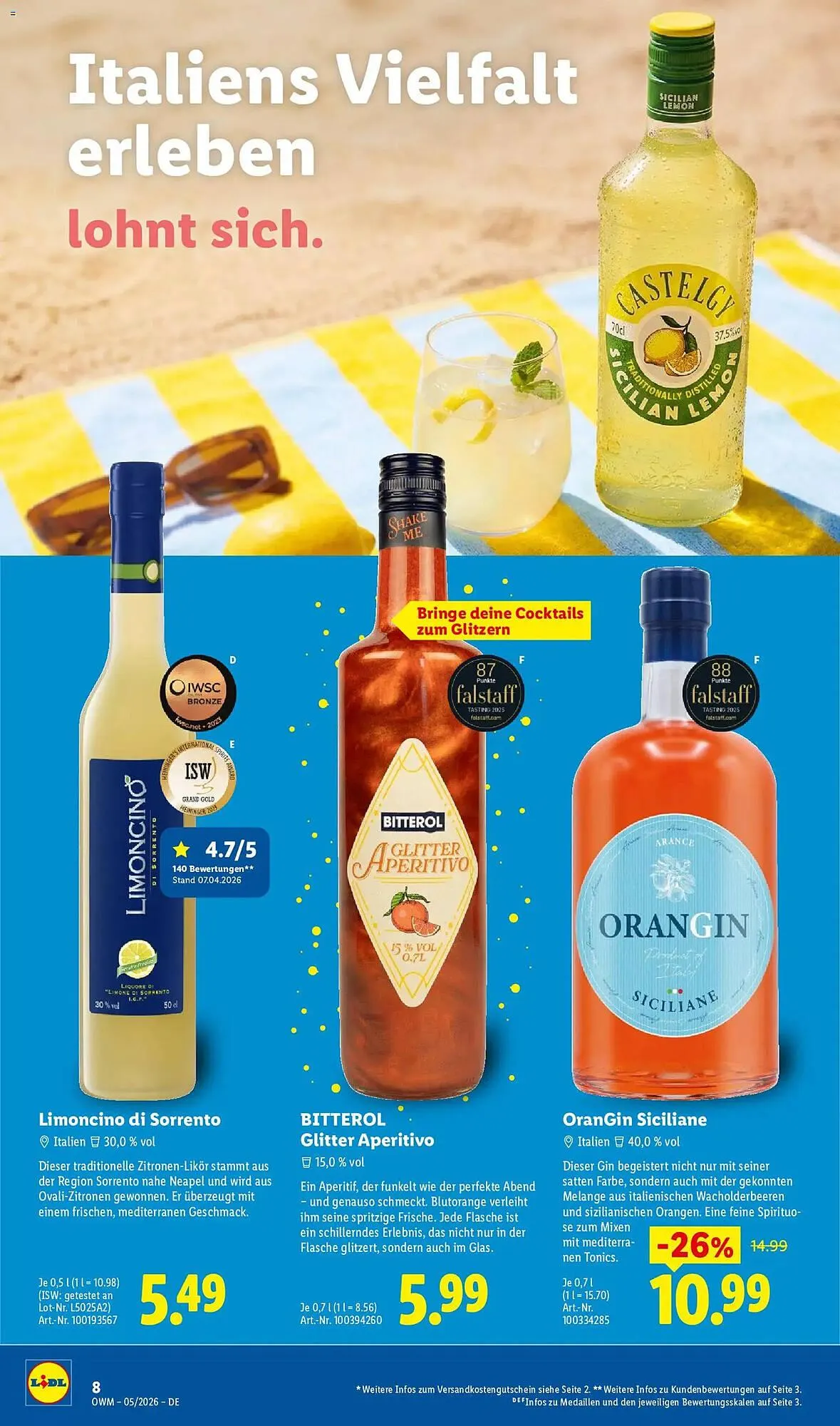 Lidl Prospekt von 1. Mai bis 31. Mai 2026 - Prospekt seite 8