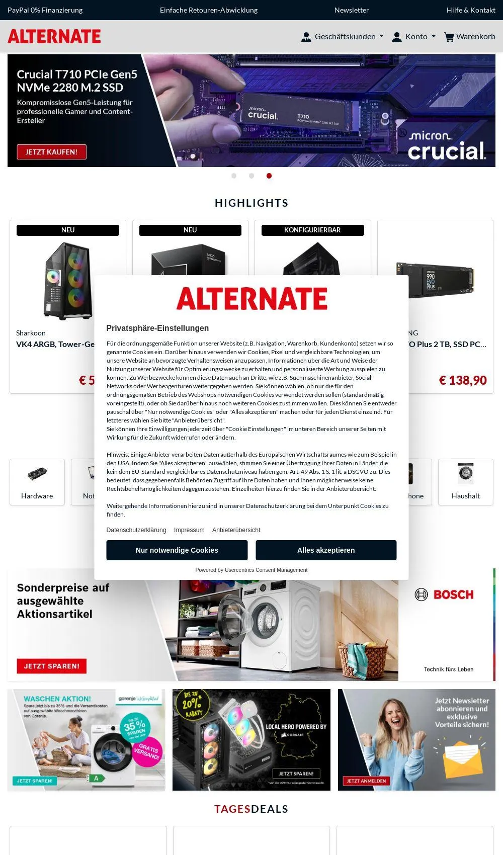 Alternate von 11. August bis 20. August 2025 - Prospekt seite 2