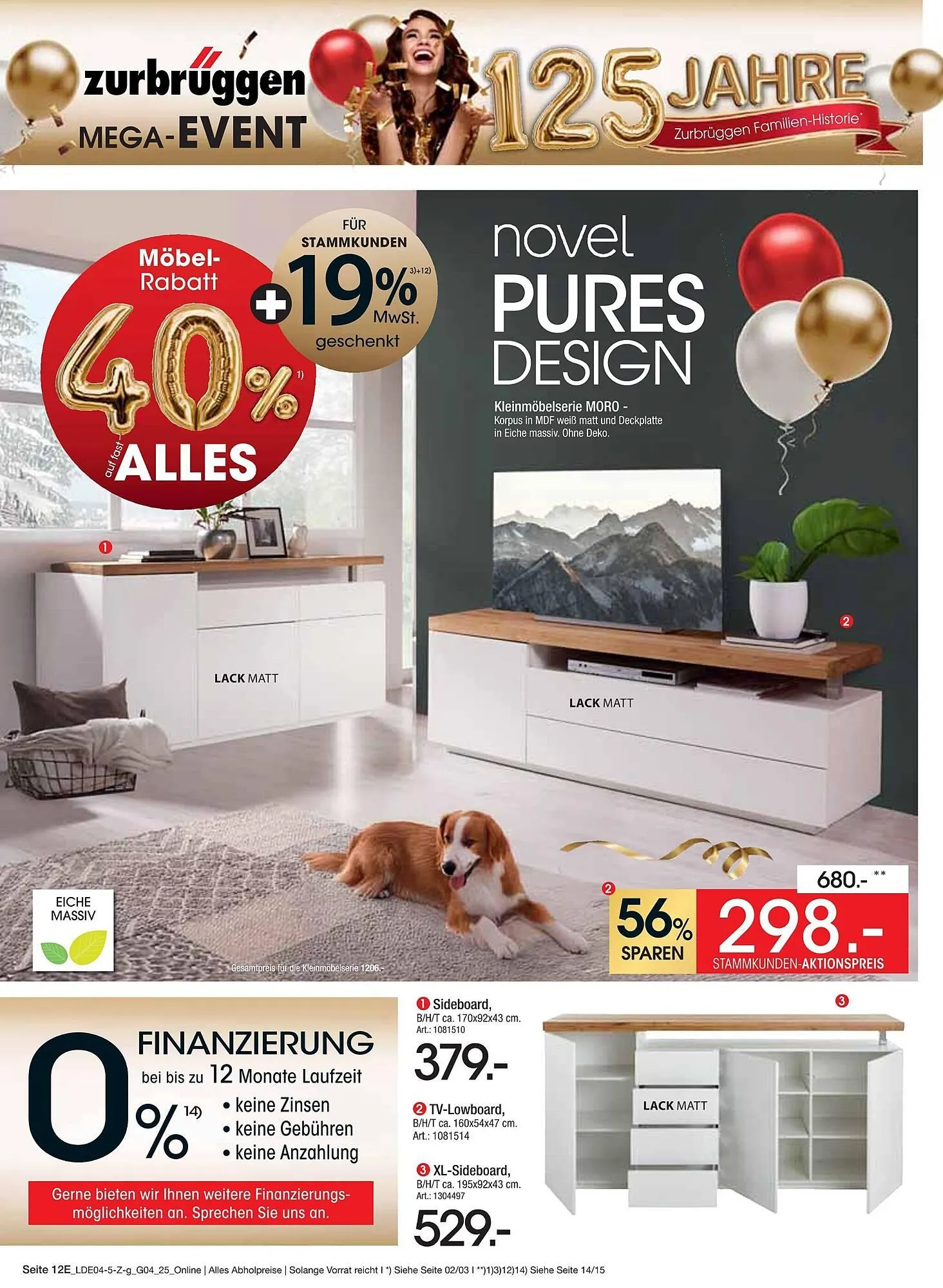 Zurbrüggen Prospekt von 12. April bis 26. April 2025 - Prospekt seite 22