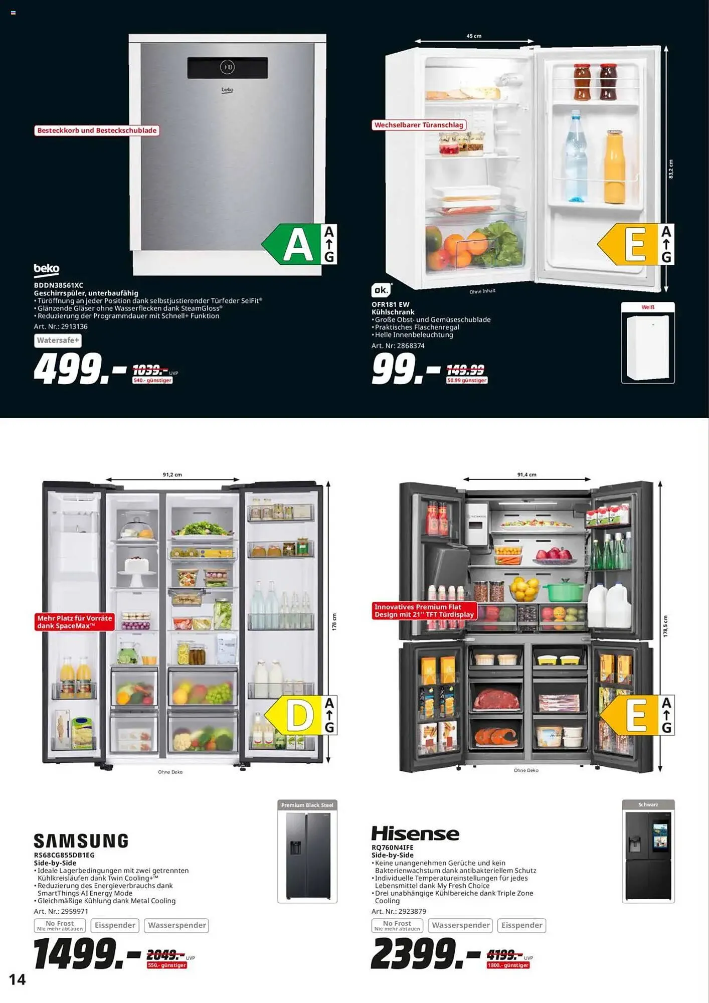 Saturn Prospekt von 24. April bis 3. Mai 2025 - Prospekt seite 14